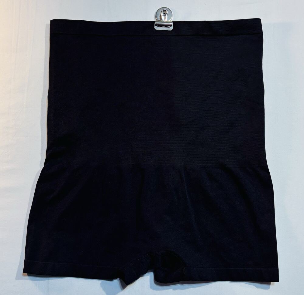 Jockey Shapewear Shorts XXL Black High Waist Tummy Control Seamless Slip Shorts